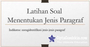 Latihan Soal Menentukan Jenis Paragraf 4 Soal Menentukan Jenis Paragraf