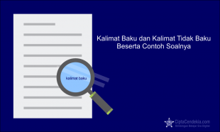 Kalimat Baku Dan Kalimat Tidak Baku Disertai Latihan Soal 4 Kalimat Baku Dan Kalimat Tidak Baku