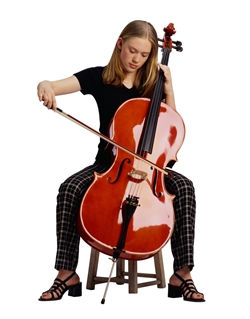 bermain cello