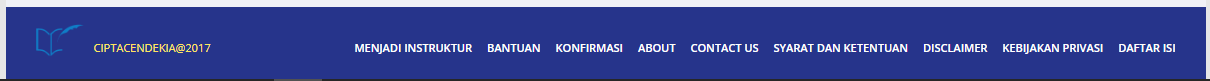 Selamat Datang Member Cipta Cendekia 5 Menu Footer