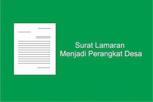 Contoh Surat Lamaran Perangkat Desa 2 Contoh Surat Lamaran Perangkat Desa