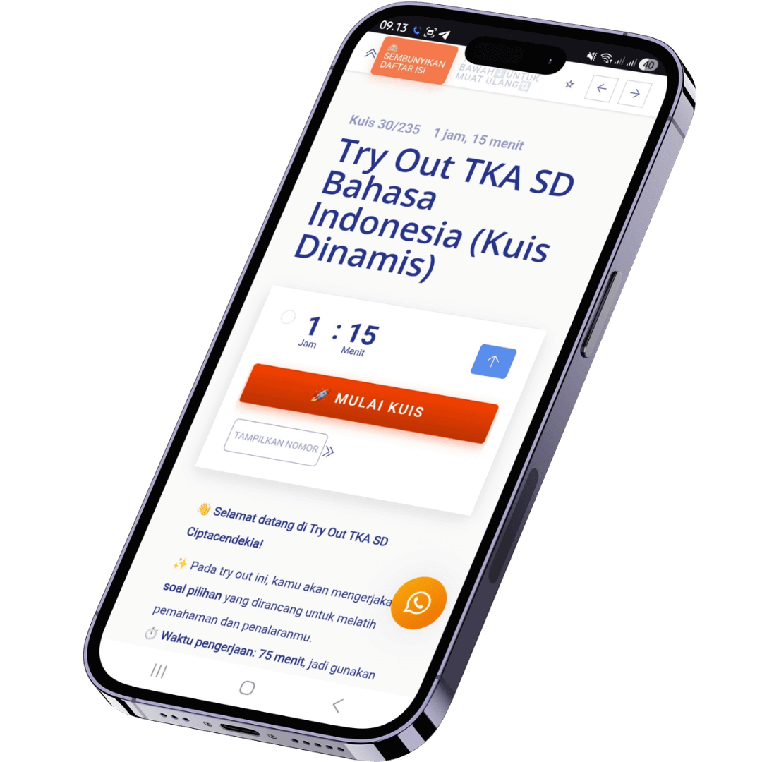 Try Out Tka Bahasa Indonesia